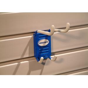 Enviroment-Friendly Taupe Slatted Wall Panels For Storage Display