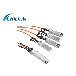 1M 40G QSFP To 4xSFP+ 10G Breakout AOC Active Optical Cable QSFP-4SFP10G-AOC1M
