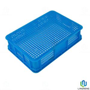 Custom Plastic Fruit And Vegetable Crates Lightweight For Warehouses /