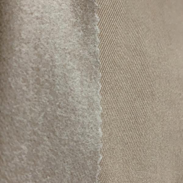 Soft and Durable Brushed Sueded Gaberdine Stretch Bengaline Fabric for Women's Wear