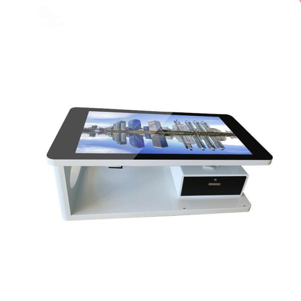 43inch Indoor Customized Multi-function Coffee Table With Drawer Wireless