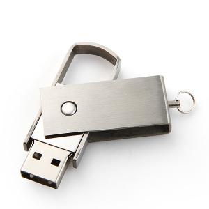 Wholesale Metal Twist USB Drive 2.0 Rotate 360 Degrees Full Memory 64G 128G from china suppliers