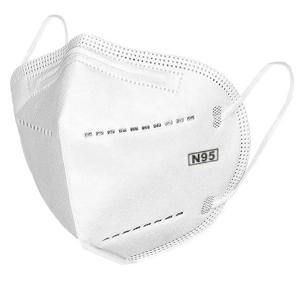 CE Approved KN95 Dust Mask Earloop For Pollution District / Public Place