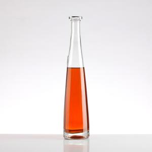 Super Flint Glass Customized Logo Painting Triangle Shape High Flint Color Empty