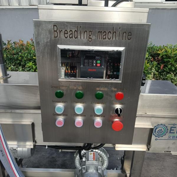 Meat Grinder Process Thermal Processing Automatic Fresh Milk Roll Bran Coating Machine