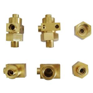 Wholesale Metal Processing Machinery Parts Model NO. CM0046 CNC Machining of Copper Jointer Part from china suppliers