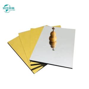 China Customized 3mm Alucobond Mirror Panel Perfect Solution For Interior Exterior Decoration on sale