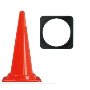 PVC Traffic Cone Weight UV Resistant / Waterproof For Traffic Control Multi
