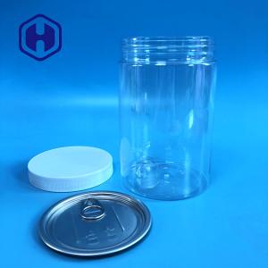 Grains Cereal Oat Nut Wide Mouth Candy Plastic Jars With Lids 27oz