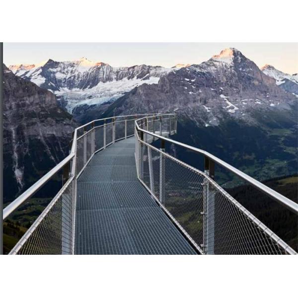 Quality Security Architectural Wire Mesh , Flat Stainless Architectural Woven Mesh for sale