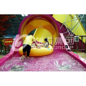 Small Fiberglass Pool Slides 30x20m Tornado Water Slide For Water Playground in