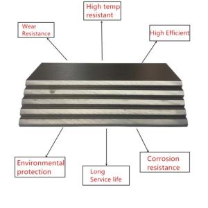 130x52x5mm Long Life Vacuum Pump Rotary Vane Carbon Vane Graphite Blade for