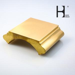 Rust Resistant Hpb58-3 Brass Handrail With Chrome Surface