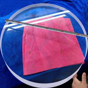 High Light Transmission Large Diameter Quartz Glass Disc Transparent Quartz