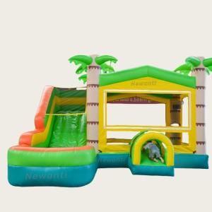 2024 Most Popular Custom Logo Printed Inflatable Trampoline Castle with Repair