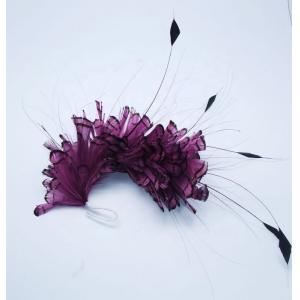 Chicken Feather Mounts Pheasant Flower Feather Headband Dyed Pattern
