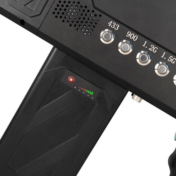 1000m-2000m Handheld Anti Drone System 6 Band 6CH 300W Portable Drone Jammer