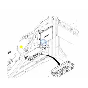 YN24E00036f1 Relay Fuse Box , Kobelco SK250-10 Relay Fuse Block
