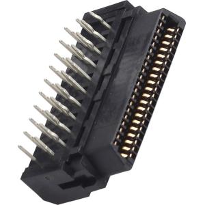 1.27mm board to board connector female 20 - 68 pins polyester phosphor bronze