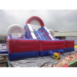 Commercial Giant Inflatable Amusement Park / Inflatable Obstacle Combo with