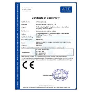 Shenzhen Sunlight Lighting Co., Ltd. Certifications