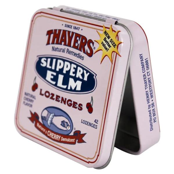 Quality Embossed Thayer Tin Square Tin Container Small Mint Tin Box with Hinge for sale