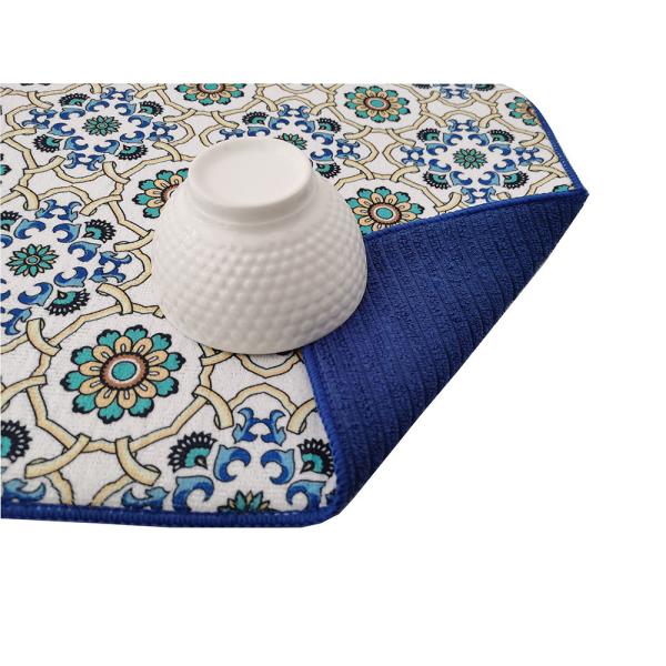 Microfiber Dish Drying Printed Mat For Kitchen Absorbent Pads