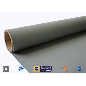 China 0.45mm Silicone Coated Fiberglass Fabric For Thermal Insulation Covers on sale