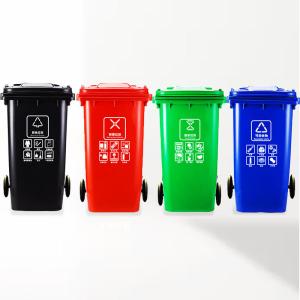 Green Plastic square Large 70l Swing Dustbin Pedal Dustbin Garbage Can