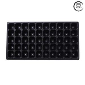 50-Cell Plug Seed Trays for Plant Propagation, Durable Plastic Nursery Seedling
