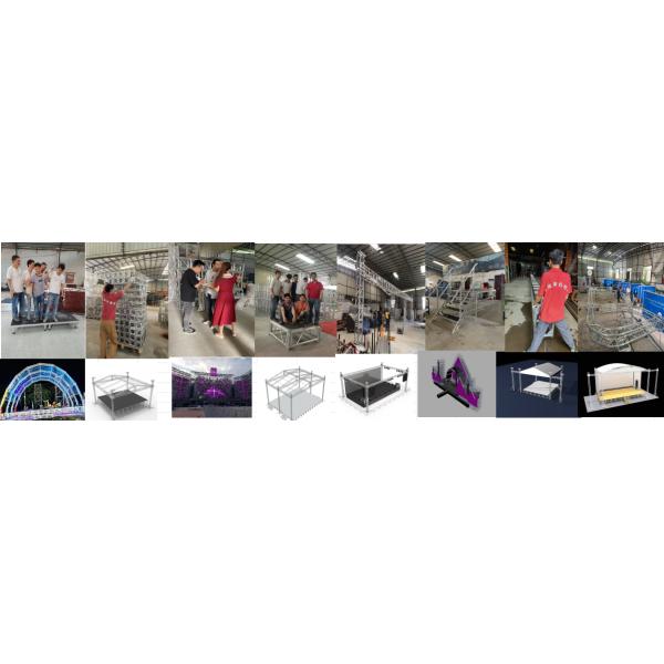 Customized Stretchable Aluminium Quick/Screw Lock for LED Screen Wall Support Displays