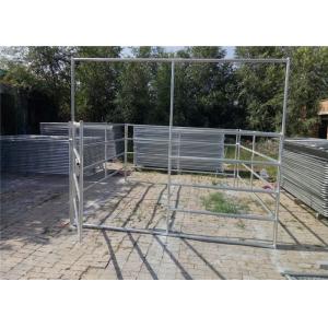 Wholesale 1.3m Tall Sheep Fence Panels , Oval Rail Heavy Duty Cattle Panels With High Visibility from china suppliers