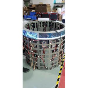 3 In 1 SMD Round LED Screen , Round LED Screen 1.15M Diameter Cylinder IP43