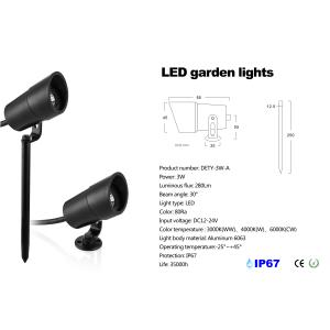 3W LED Lawn light Epistar COB LED Chip outdoor landscape lighting light IP67 for