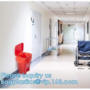 Polypropylene Biohazard Disposal Bags, Warning Label, Sterilization Printed,