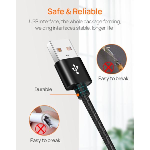 OEM 2M USB Type C Data Transfer Cable Fast Charging