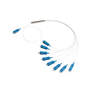 Buy cheap SM G.657A2 0.9mm 1x8 Planar Lightwave Circuit Splitter from wholesalers