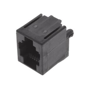 Wholesale Black RJ11 Cat 3 Ethernet Modular Connector with Through Hole Termination from china suppliers