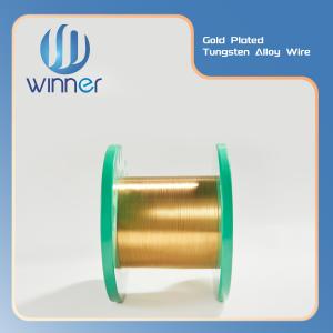 0.02mm 0.3mm Diameter Option 3.28ft Length Gold-Plated Tungsten Wire for