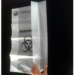 Large Size Good Quality Biohazard PE Disposable Waste Bag Thick Plastic Asbestos