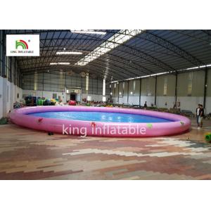 18m Diameter Round Inflatable Swimming Pools With Animal Printing PVC