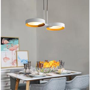 Nordic creative Black/White LED chandelier lighting Modern Guide Ring 9-Light