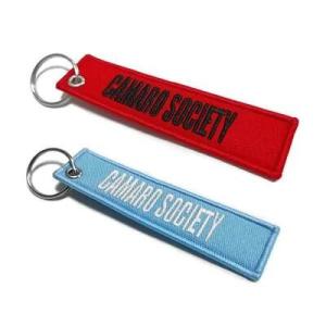 Bulk Packaging Embroidered Keychain Custom Remove Before Flight Keychain
