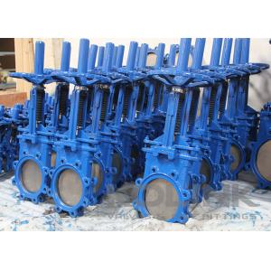 Cast Steel Knife Gate Valve With Bellows Stem Protection in Mining Industry