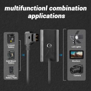 Alvin's NP-F550 to D-Tap Coiled Cable for Sony/Atomos | Upgraded