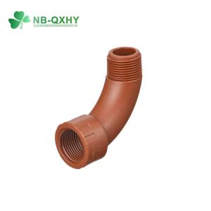 Brown Red Pn16 Pph Thread Fittings Pipe Elbow Bridge Elbow in with Welding