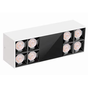 Aluminum PMMA 80LM/W 4000K 24W LED Grille Downlight