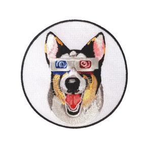 Embroidered Twill Fabric Custom Velcro Patches with Hook and Loop