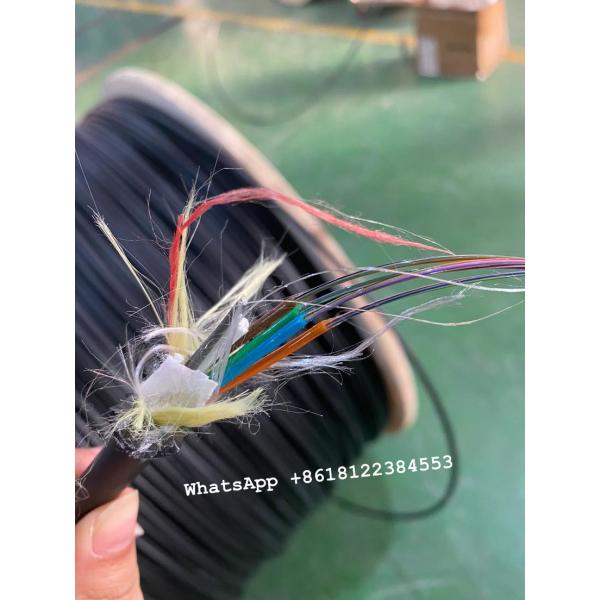 6 Core Adss 12 Core Optic Fiber Cable Span 400m