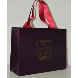 Customized Handmade Silk Screen Printing Over Satin Laminated Paperbag
